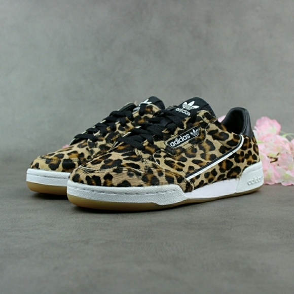 adidas Shoes - NWT Adidas Leopard pront with real animal hair